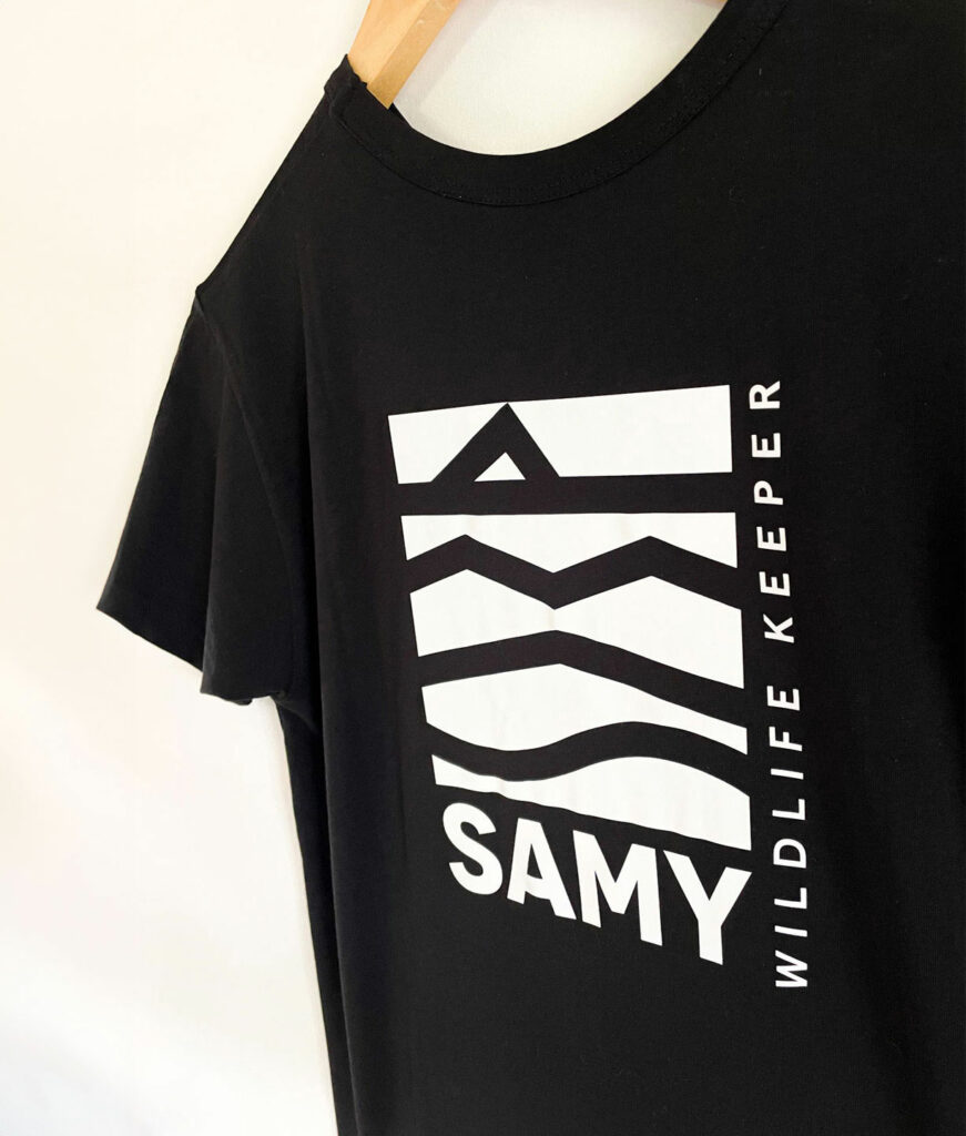 Samy ONG Wildlife keeper t shirt dos