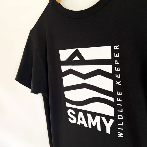 Samy ONG Wildlife keeper t shirt dos